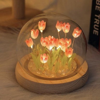 DIY Mini-Tulpenblumen-Nachtlichter