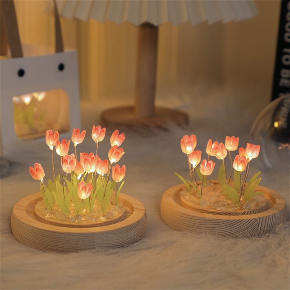 DIY Mini-Tulpenblumen-Nachtlichter