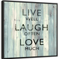 Frendorf | Live Well II Wandkunst