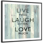 Frendorf | Live Well II Wandkunst