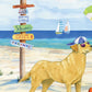 Frendorf | Hundestrandtag Horizontal I Wandkunst