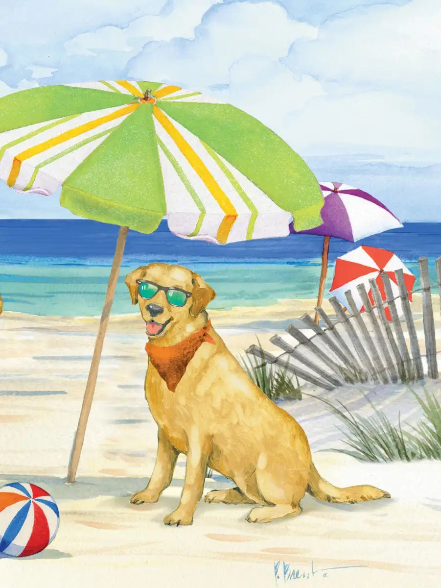 Frendorf | Hundestrandtag Horizontal I Wandkunst