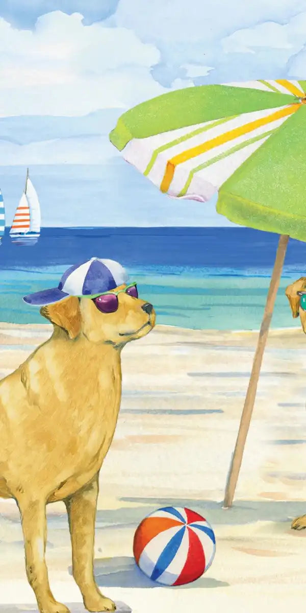 Frendorf | Hundestrandtag Horizontal I Wandkunst