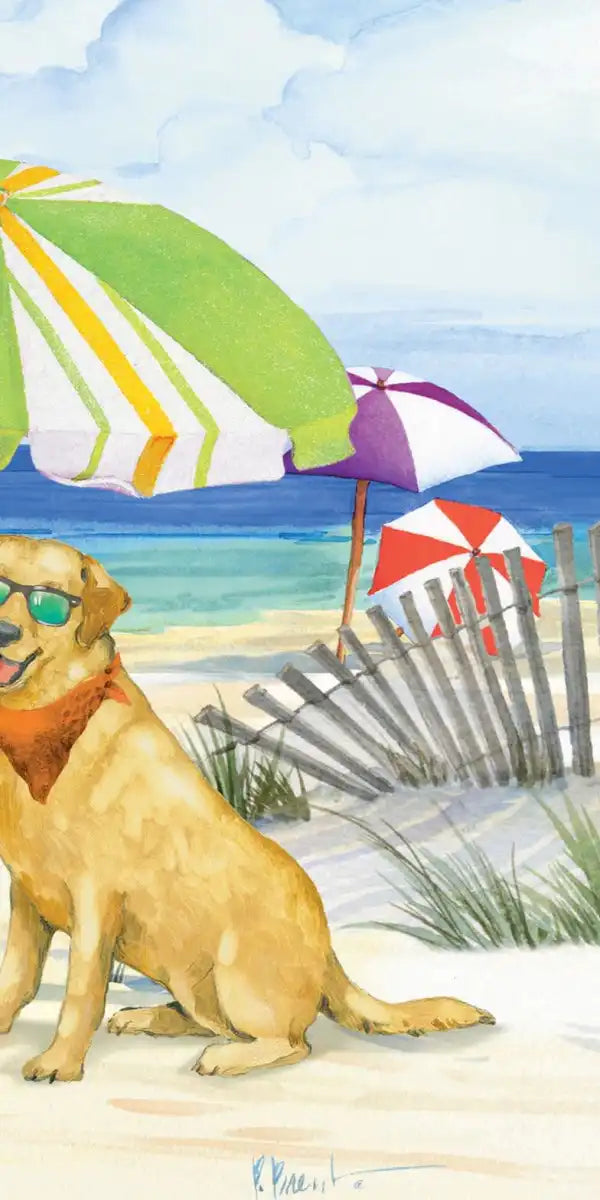Frendorf | Hundestrandtag Horizontal I Wandkunst