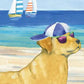 Frendorf | Hundestrandtag Horizontal I Wandkunst