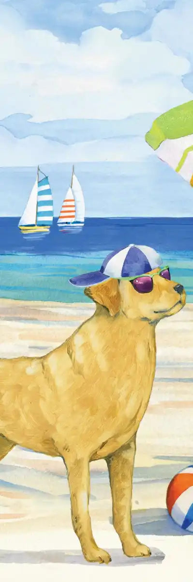 Frendorf | Hundestrandtag Horizontal I Wandkunst
