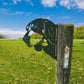Frendorf | WildPost - Metall-Dyresilhuet-Zaunaufsätze