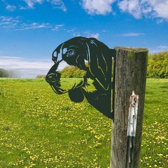 Frendorf | WildPost - Metall-Dyresilhuet-Zaunaufsätze