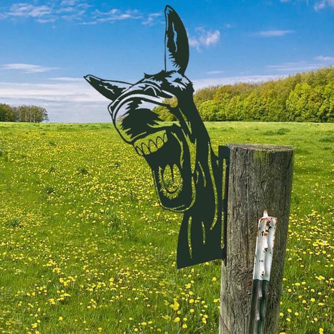Frendorf | WildPost - Metall-Dyresilhuet-Zaunaufsätze