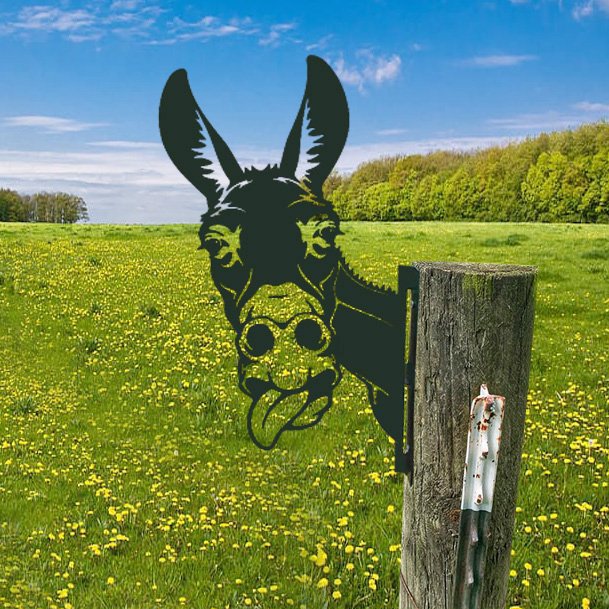 Frendorf | WildPost - Metall-Dyresilhuet-Zaunaufsätze