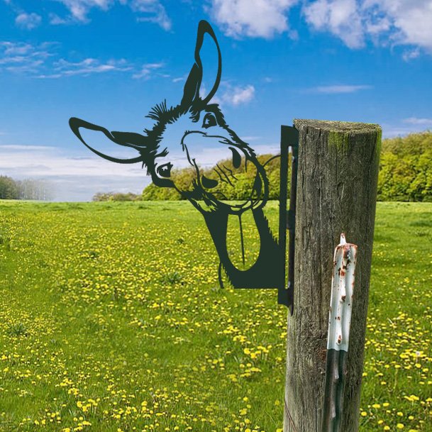 Frendorf | WildPost - Metall-Dyresilhuet-Zaunaufsätze