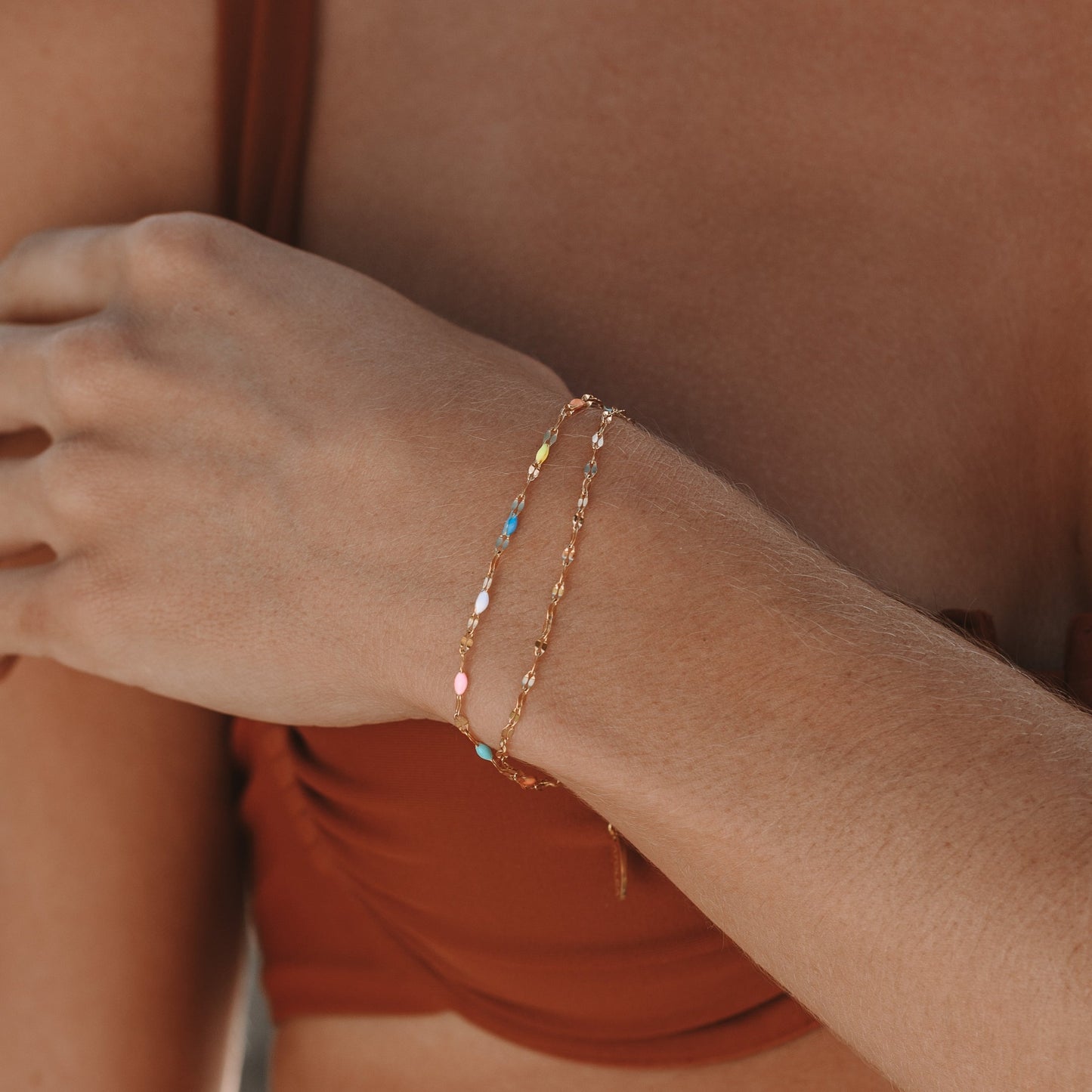 Frendorf | Rainbow Dainty Armband - Elise