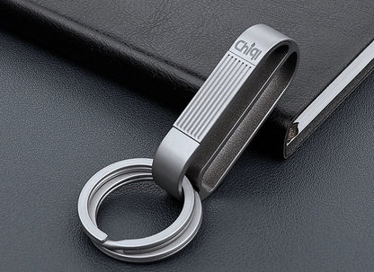 Frendorf | Titanlegierung Herren Gürtelschnalle Schlüsselanhänger - Langlebig, Stilvoll, Farbneutraler Verschluss