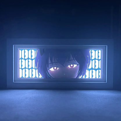 Frendorf | LumeShin 3D LED Nachttischlampe | Anime Stimmungslicht | Dekorative Lampe für Zuhause & Schlafzimmer | USB Nachtlicht