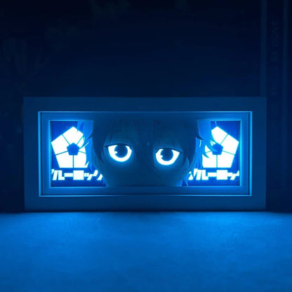Frendorf | LumeShin 3D LED Nachttischlampe | Anime Stimmungslicht | Dekorative Lampe für Zuhause & Schlafzimmer | USB Nachtlicht