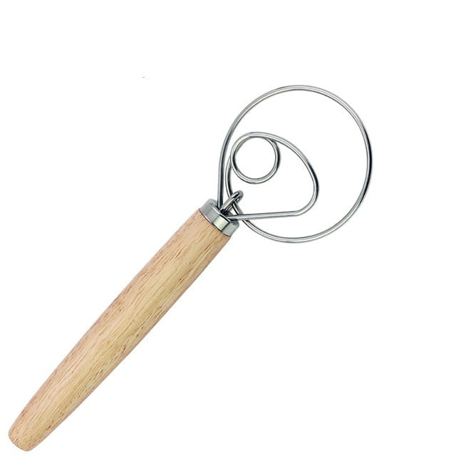 Frendorf | Teigbesen aus Edelstahl im niederländischen Stil Brotteig Handmixer
