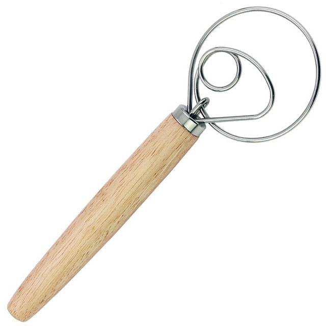 Frendorf | Teigbesen aus Edelstahl im niederländischen Stil Brotteig Handmixer