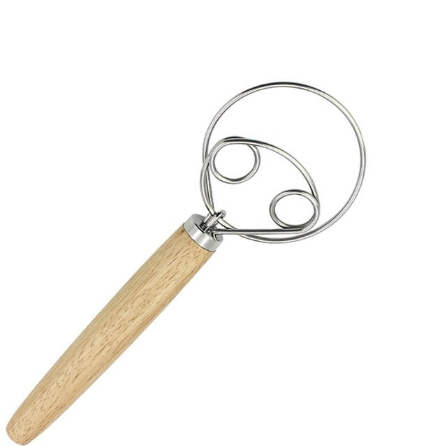 Frendorf | Teigbesen aus Edelstahl im niederländischen Stil Brotteig Handmixer