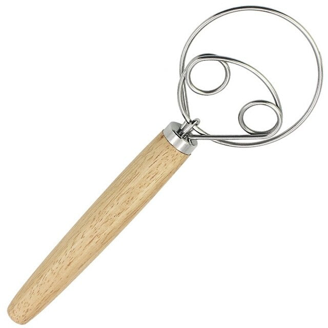 Frendorf | Teigbesen aus Edelstahl im niederländischen Stil Brotteig Handmixer