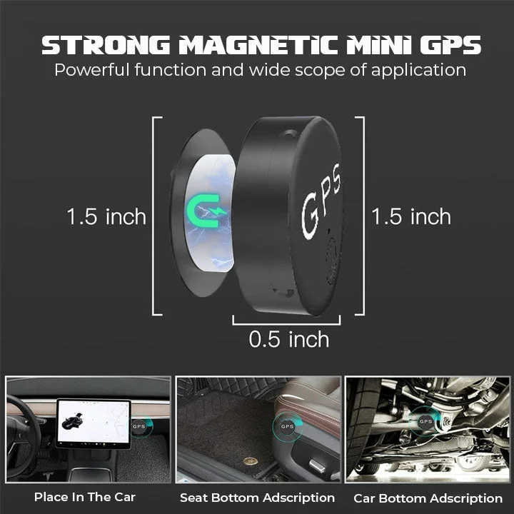 Frendorf | MicroMag Tracker | Mini magnetischer GPS-Tracker