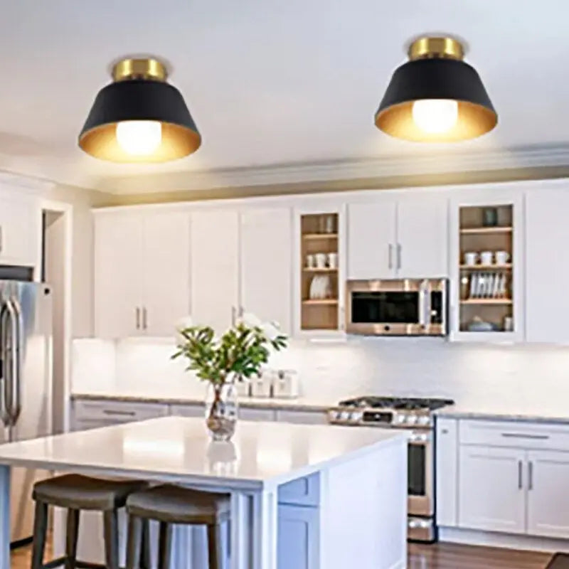 Moderne Goldene Lampe