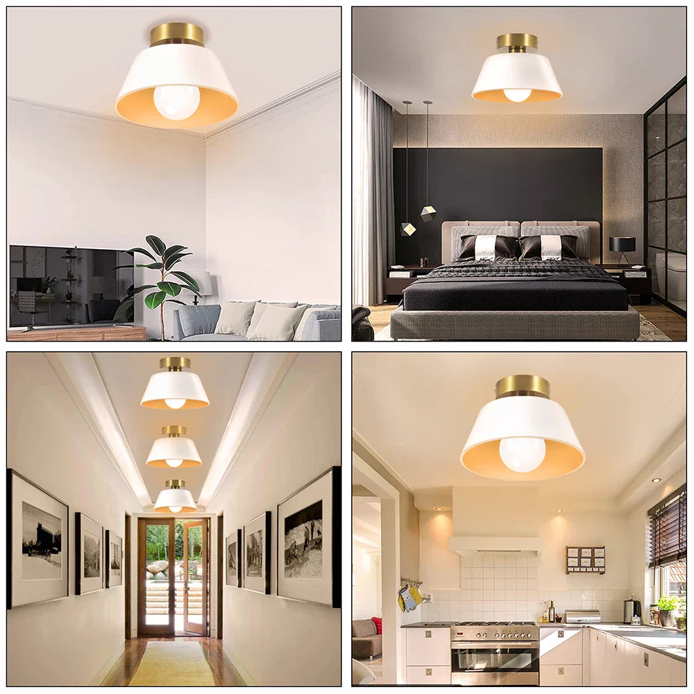 Moderne Goldene Lampe