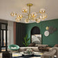 Frendorf | AuroraSphere Glaskugel-Kronleuchter | Eleganter Designerleuchter | Modern & Luxuriös