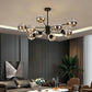 Frendorf | AuroraSphere Glaskugel-Kronleuchter | Eleganter Designerleuchter | Modern & Luxuriös