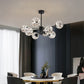 Frendorf | AuroraSphere Glaskugel-Kronleuchter | Eleganter Designerleuchter | Modern & Luxuriös