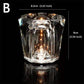 Kristall-Lampe Kabellose Tischlampe