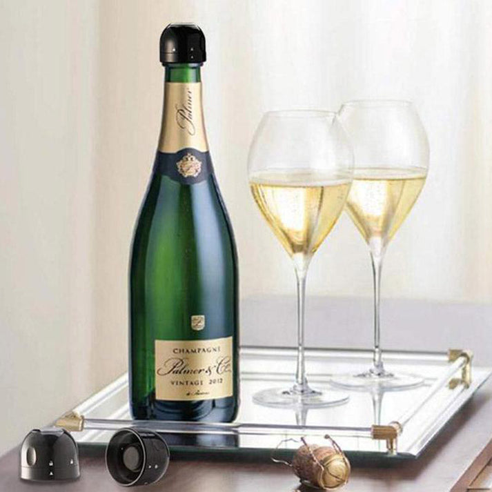 Frendorf | Silikon-Weinflaschenverschluss | Einfaches Abdichten und Verschließen - 1 + 1 Gratis!