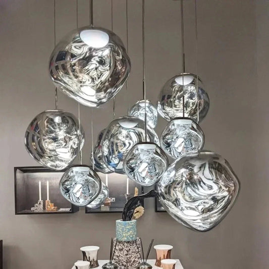 Frendorf | Glisvara Glas-Pendelleuchte | Modernes Design | Farbvielfalt | Perfekt für Ihr Zuhause
