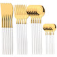 Frendorf | Cutluxe Elegance 24-teiliges Besteckset | Edelstahl | Modernes Design | Spülmaschinengeeignet | Hochwertige Tischkultur