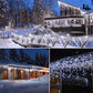 Outdoor Winter Slänger LED Eiszapfen Vorhang Weihnachtsbeleuchtung - Curtcle
