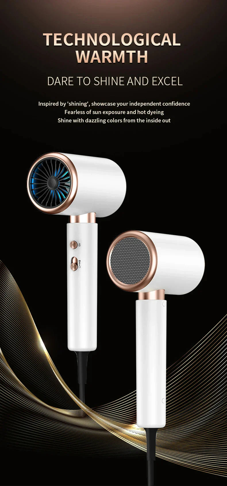 Frendorf | BlowLux | Leistungsstarker Haartrockner für glänzendes Haar