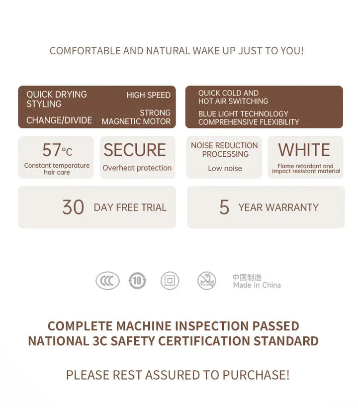 Frendorf | BlowLux | Leistungsstarker Haartrockner für glänzendes Haar