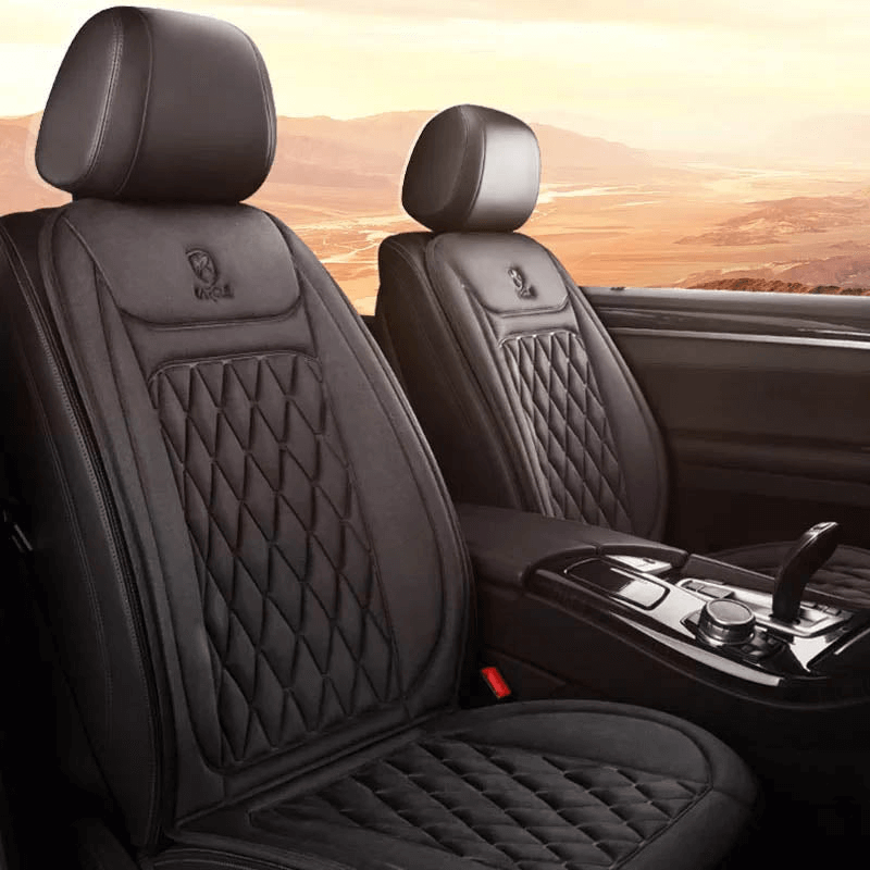 Frendorf | beheizte Autositzauflage | Einstellbare Temperaturregelung 30℃-65℃ für Autos, Lastwagen & Hausgebrauch