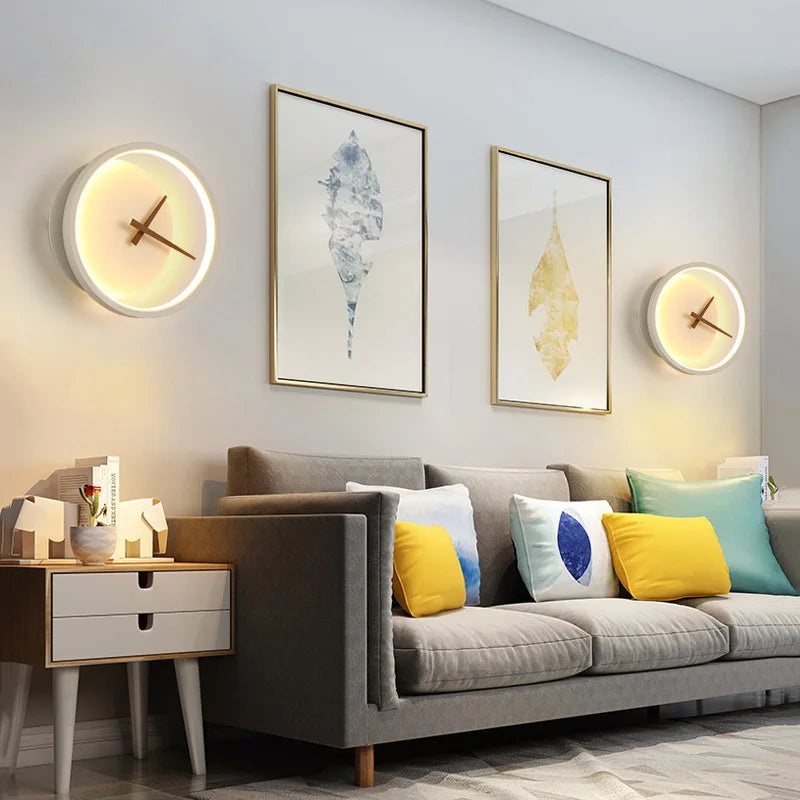 Frendorf | TimeGlow - Modernes LED-Wanduhr mit LED-Beleuchtung