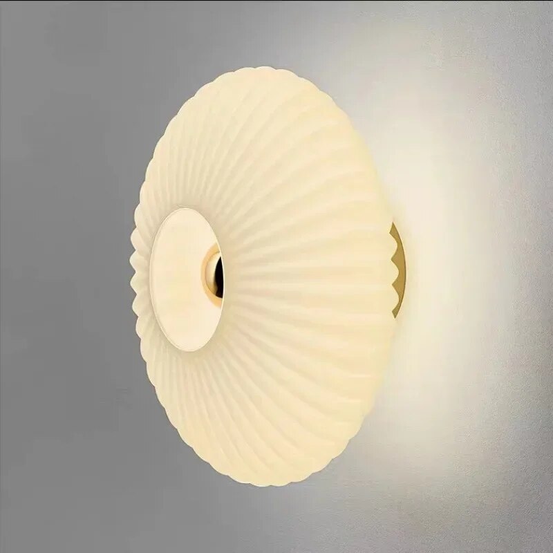 NimbusFlux - Glas Wandlampe mit Golvend Licht