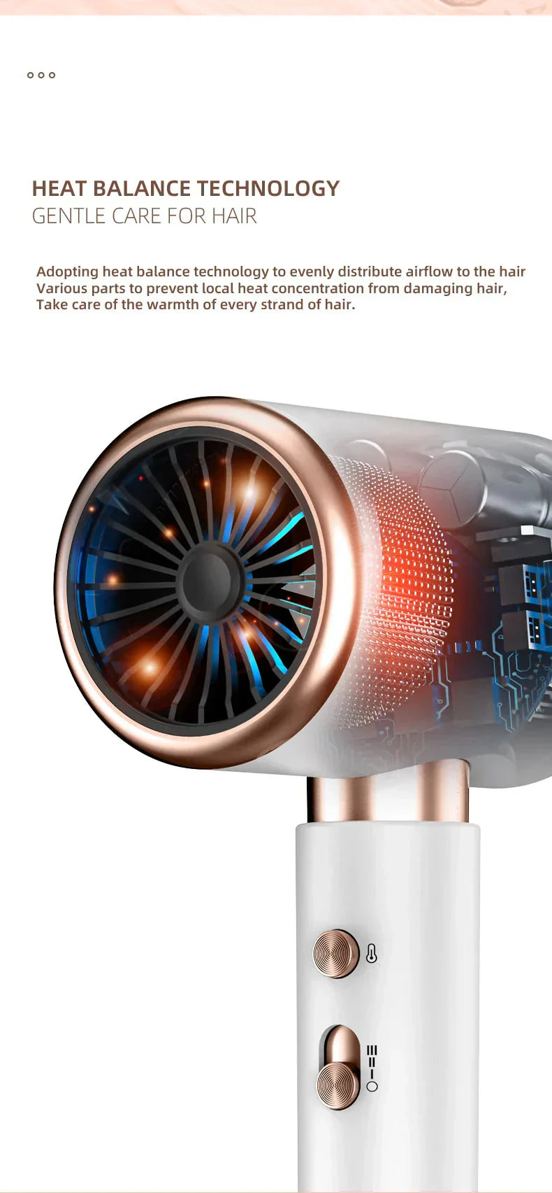 Frendorf | BlowLux | Leistungsstarker Haartrockner für glänzendes Haar