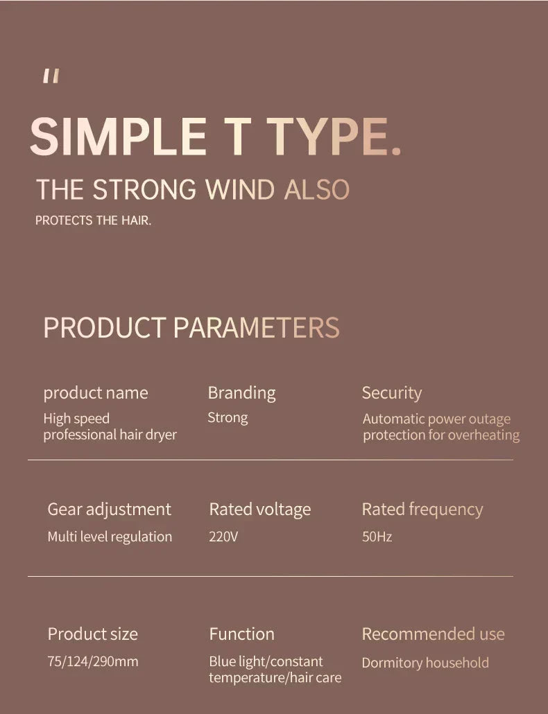 Frendorf | BlowLux | Leistungsstarker Haartrockner für glänzendes Haar