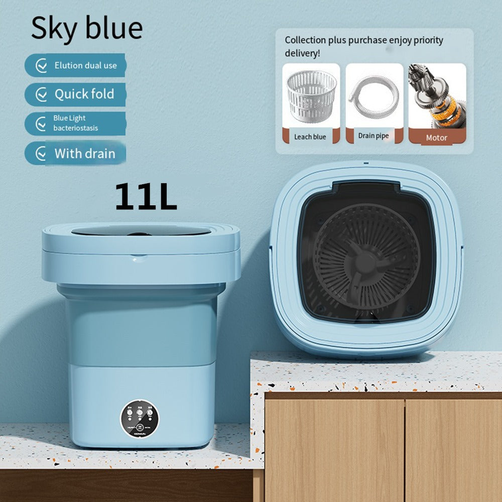 Frendorf | LaundryPro | Tragbare Waschmaschine | Geräumige Kapazität | Schnelles und Effizientes Waschen