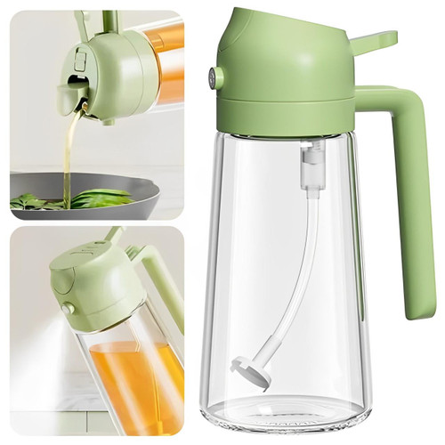 Frendorf | Spray Olivenöl mit Sprühkopf und 2-in-1-Verteiler