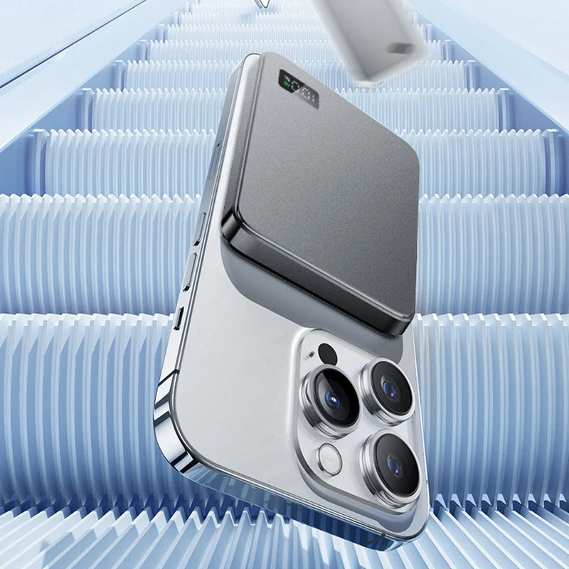 Frendorf | 10000mAh Dünne Magnetische Kabellose Power Bank Tragbares Magsafe Ladegerät