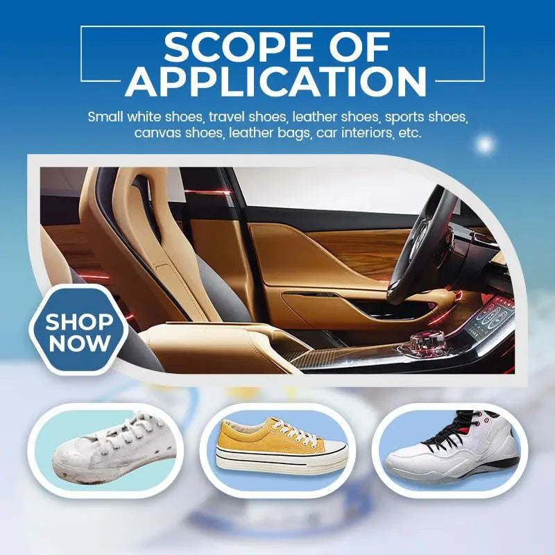 Frendorf | 100g Weißer Schuhreiniger - Allzweck-Reinigungscreme