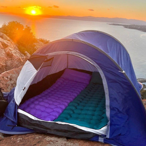 Frendorf | Aufblasbare Matratze mit integriertem Kissen