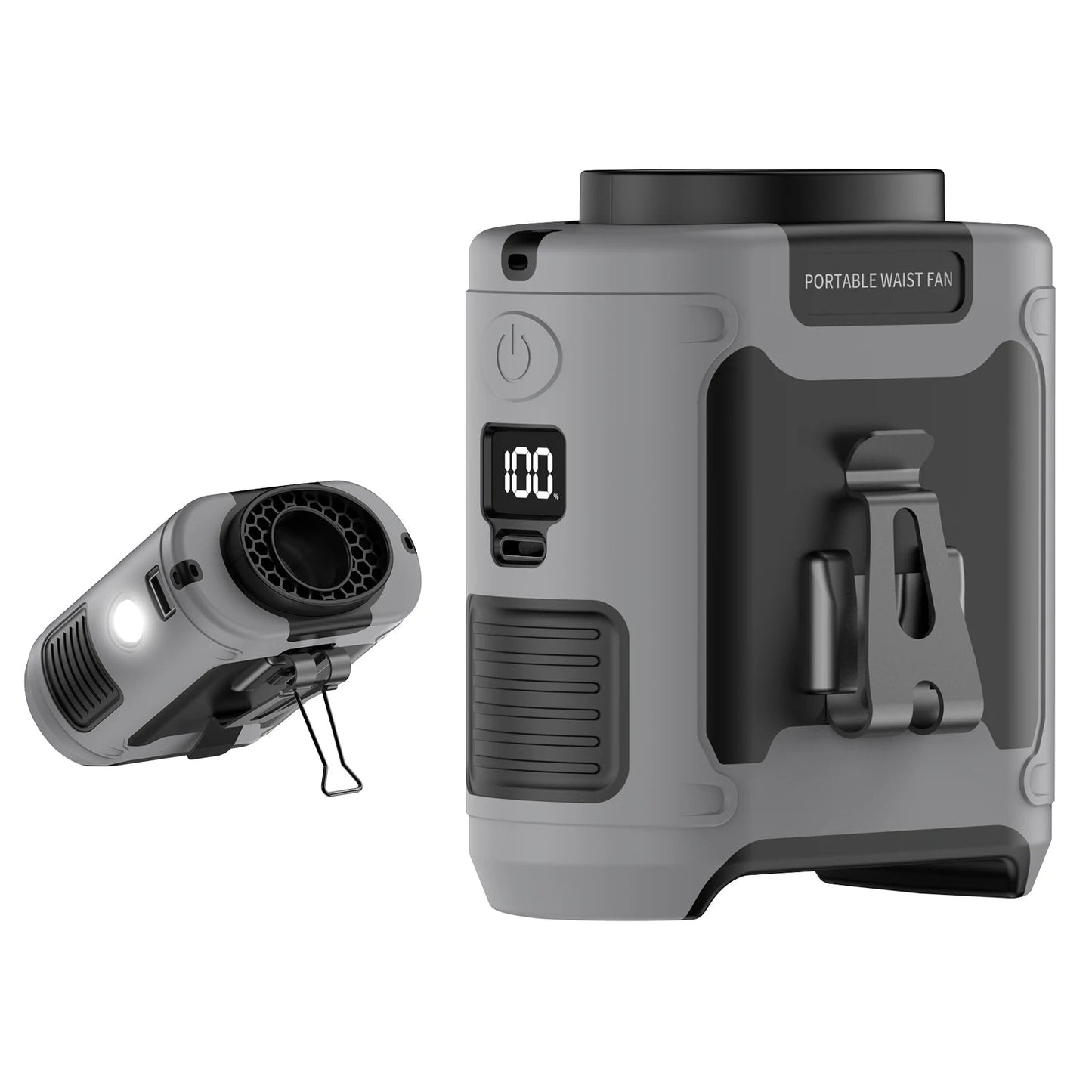 Frendorf | 10000mAh Outdoor Tragbarer Taillenventilator