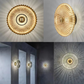 NimbusFlux - Glas Wandlampe mit Golvend Licht