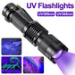 LED UV-Zaklamp - Ultraviolette Inspektionslampe für Haustierurin und Fleckenerkennung