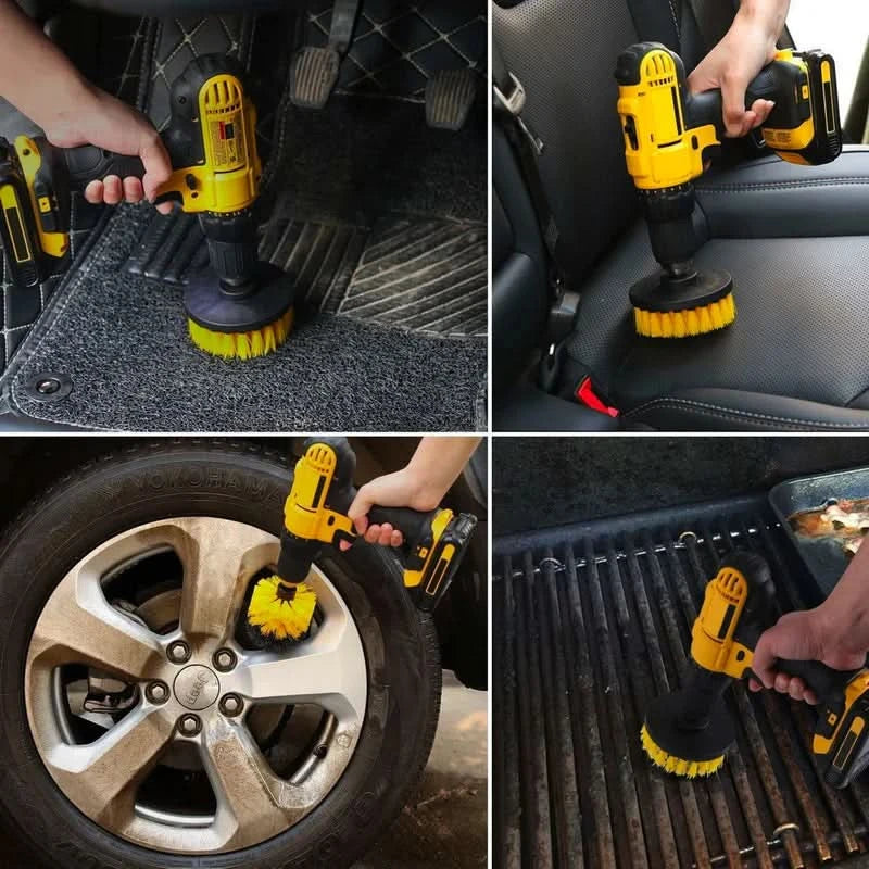 Frendorf | 3-teiliges Bohrbürsten-Reinigungszubehör-Set